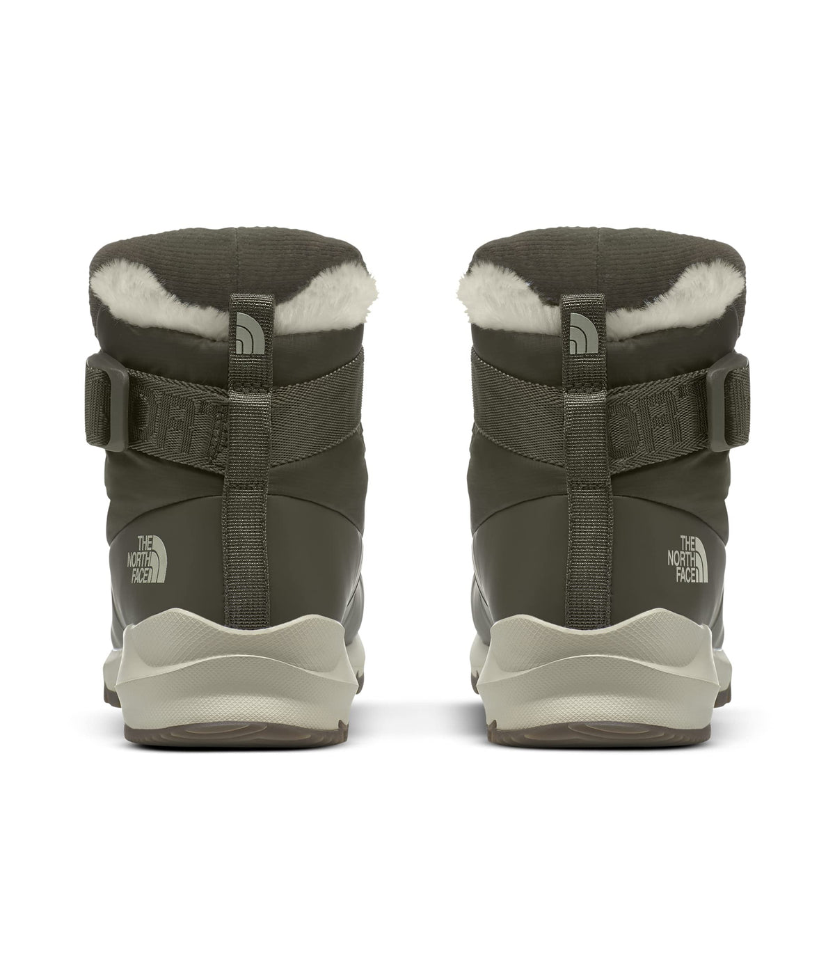 THE NORTH FACE Women's ThermoBall Pull-On Insulated Boot, New Taupe Green/Vintage White, 6