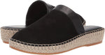 Cole Haan Cloudfeel Espadrille Slide Black Nubuck/Black Leather/Natural Jute/Gum 5
