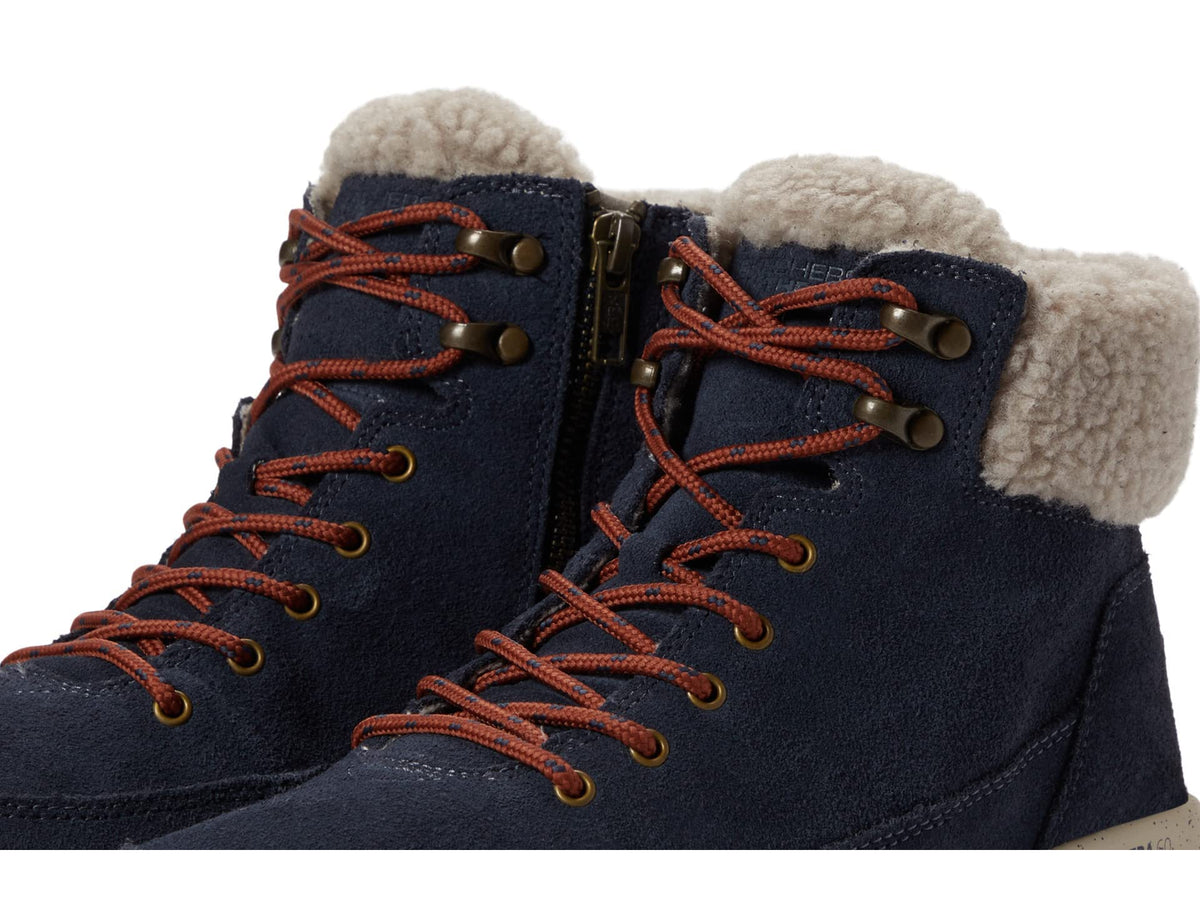 Skechers Women's Glacial Ultra-Woodsy Fashion Boot, Navy, 9.5