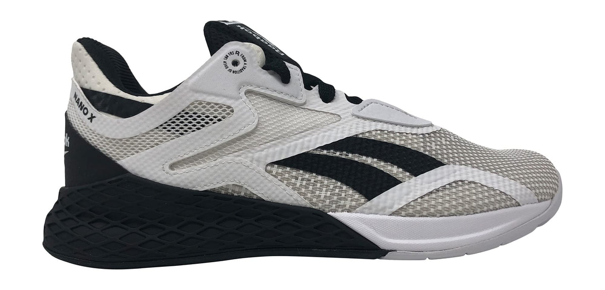 Reebok Women's Nano X Cross Trainer, 9 US, Black/Footwear White/Footwear White