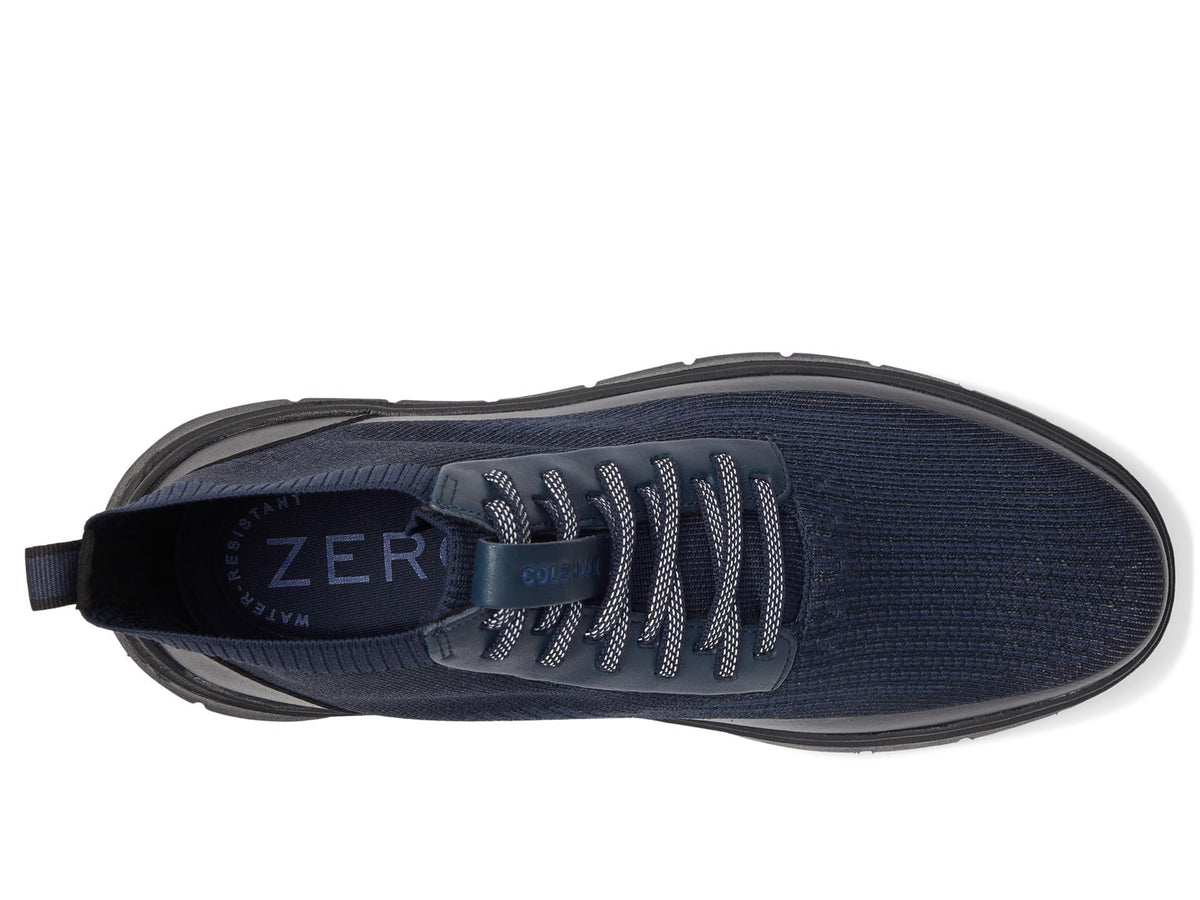 Cole Haan Men's Generation Zerogrand Stitchlite High-Top WR Hiking Shoe, Navy Blazer/Black, 12