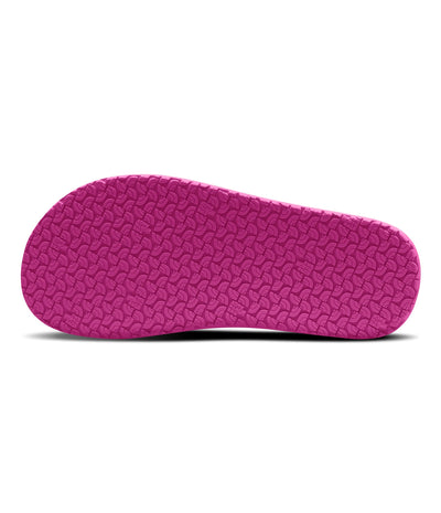 THE NORTH FACE Youth Base Camp Flip Flops, Vanadis Grey/Linaria Pink, 11
