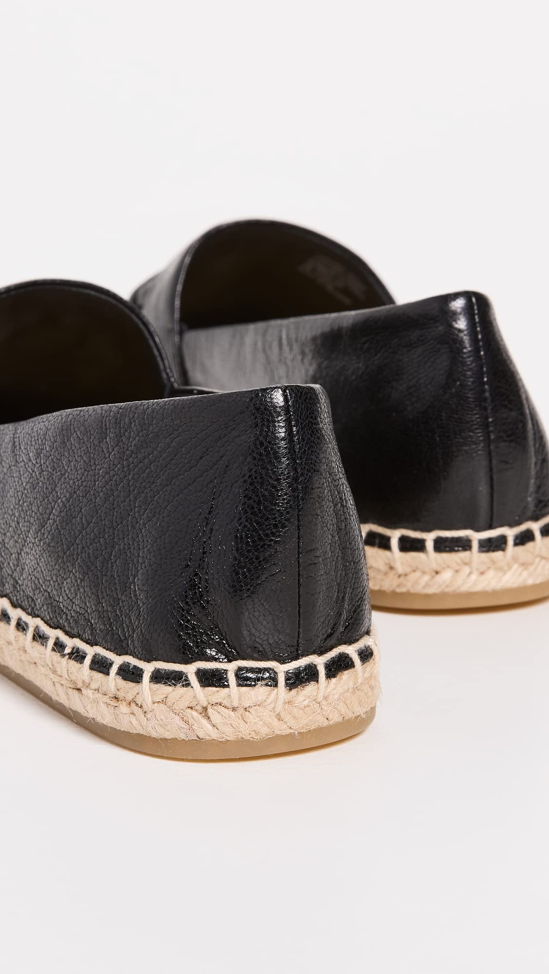 Tory Burch Women's Woven Double T Aline Espadrilles, Perfect Black/Perfect Black, 7 Medium US