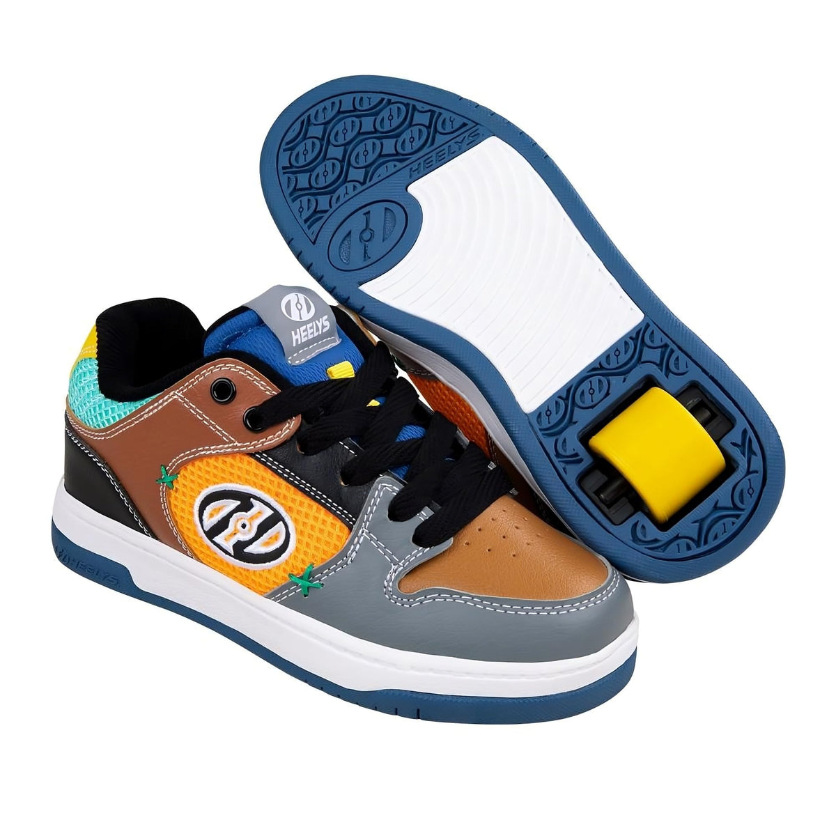 HEELYS Split (Little Kid/Big Kid/Adult) Black/White 7 Men's, 8 Women's M