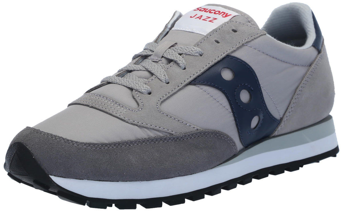 Saucony Men's Jazz Original Sneaker, Grey/Navy, 8
