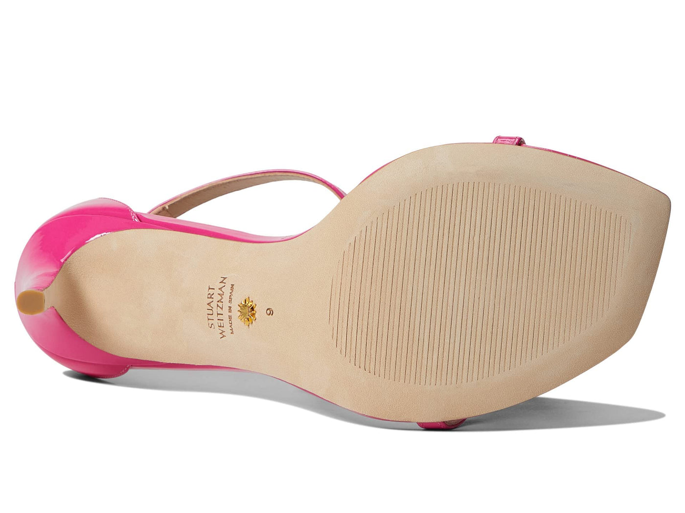 Stuart Weitzman Nudistcurve 100 Sandal Magenta 11 M