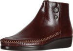 SAS® Ankle Boots and Booties for Women – Leather Upper – Ankle-Length Silhouette – Fabric Lining Walnut 10 W - Wide (C)