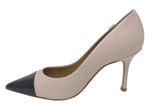 Tory Burch Womens Penelope Leather Cap Toe Classic Pumps, Pink, Size 9.0