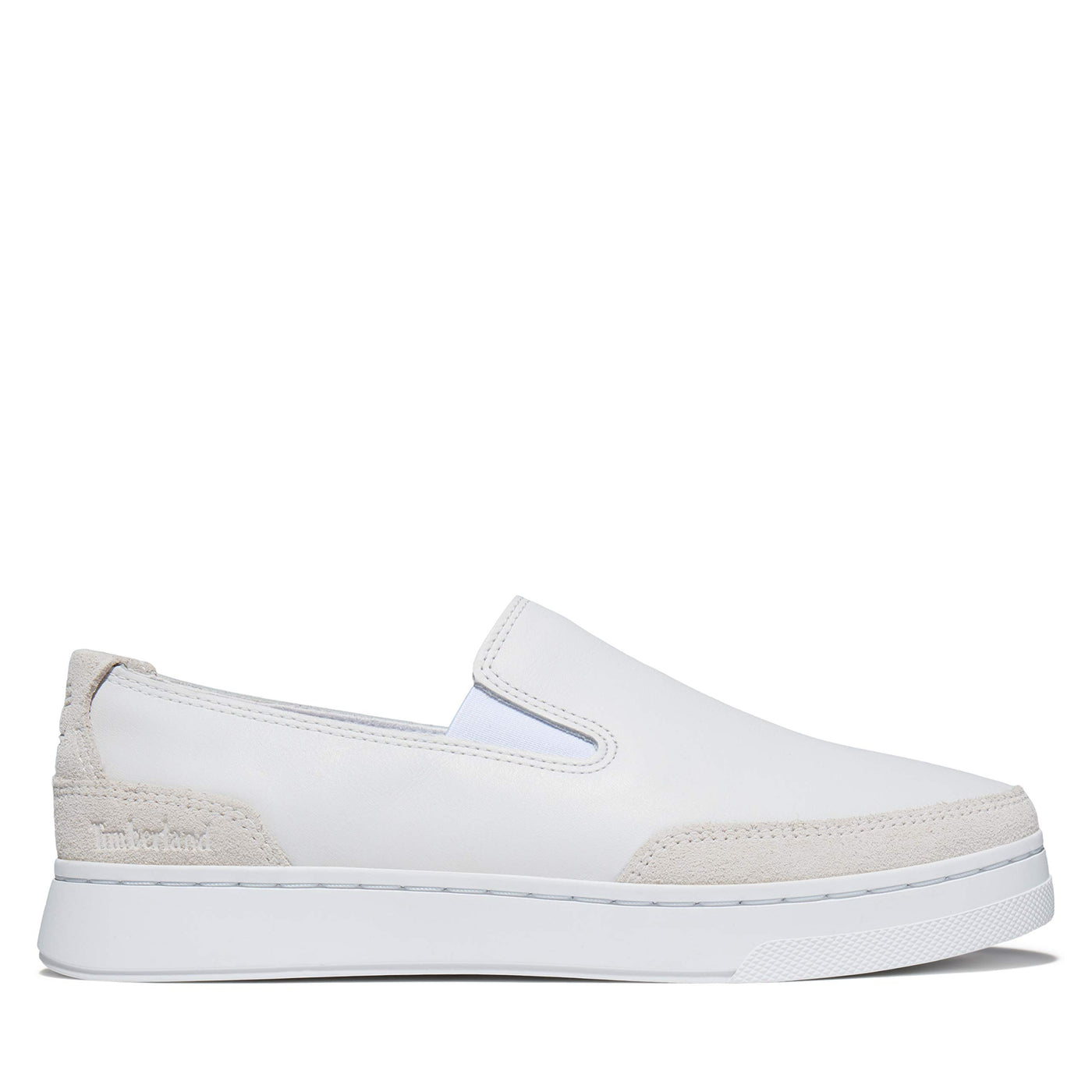Timberland Atlanta Green Leather Slip-On White Full Grain 8.5 B (M)