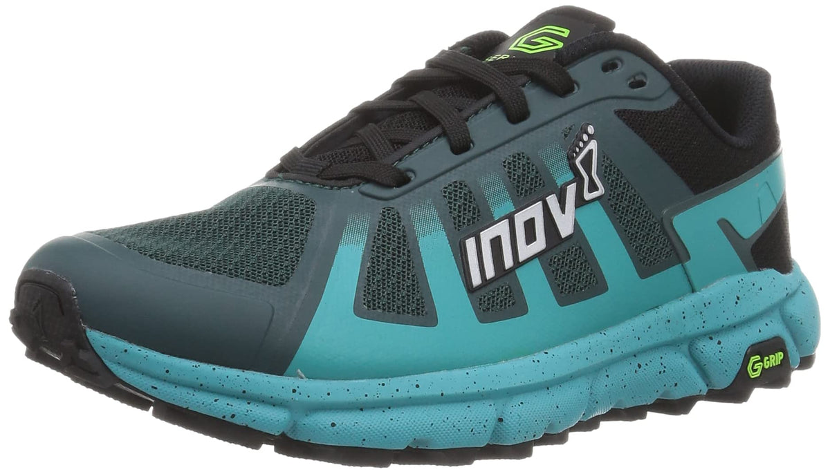 inov-8 Women's Terraultra G 270 Trail Running Shoes - Zero Drop for Long Distance Ultra Marathon Running - Green/Teal - 7.5