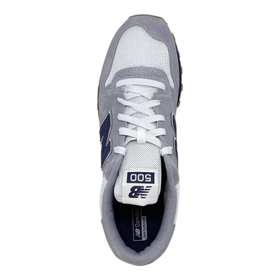New Balance Iconic Mens 500 V1 (11.5, Grey/White/Gum)
