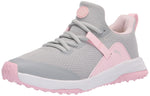PUMA Fusion Evo Jr. Golf Shoe, High Rise-Pink Lady, 3 US Unisex Little Kid