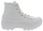Converse Womens Chuck Taylor All Star Lugged White/Black/White Sneaker US 10