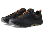 Merrell MQM 3 Gore-TEX Running Shoes for Men - Lace up Closure with Mesh Footbed, Practical and Stylish Runners Black/Exuberance 9.5 M
