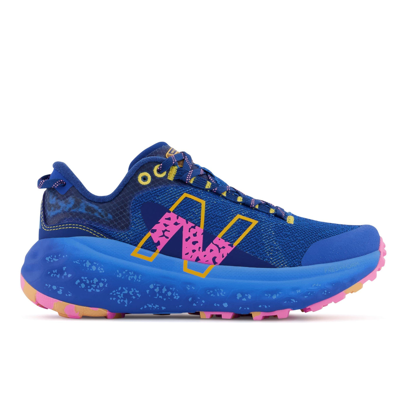 New Balance Fresh Foam X More Trail v2 Running Shoe Womens Running 8 CD US BlueApricot
