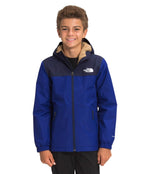 THE NORTH FACE Boy's Warm Storm Rain Jacket (Little Kids/Big Kids) Bolt Blue LG (14-16 Big Kids)
