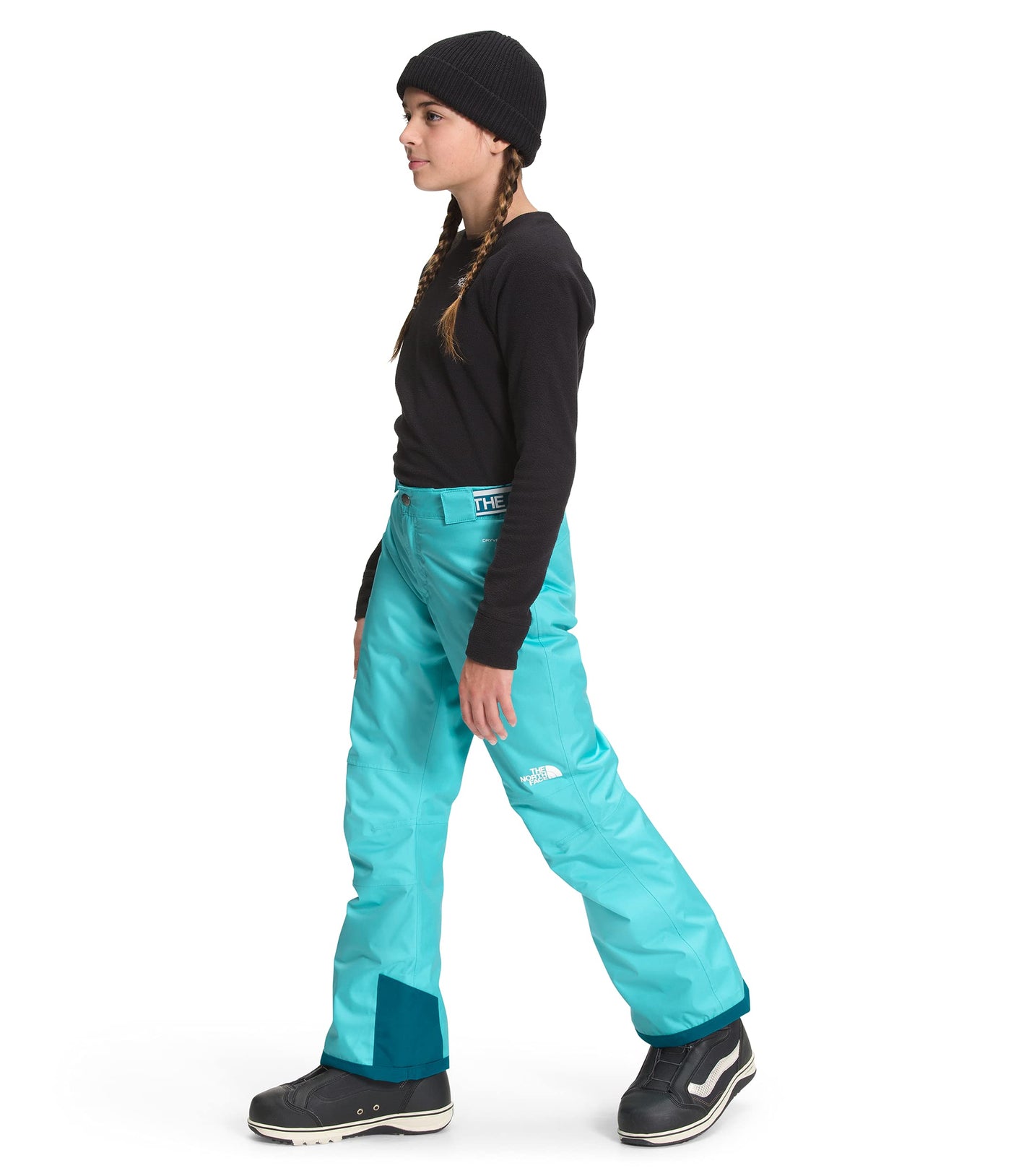 THE NORTH FACE Freedom Insulated Girls Snowboard Pants Transantarctic Blue/Deep Lagoon Sz XL