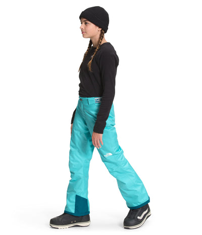THE NORTH FACE Freedom Insulated Girls Snowboard Pants Transantarctic Blue/Deep Lagoon Sz XL