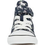Converse Girl's Chuck Taylor All Star Unicorn Print Velcro High Top Sneaker 5 Toddler Navy/Black/White