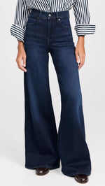 FRAME Women's Le Palazzo Jeans, Dante, Blue, 28