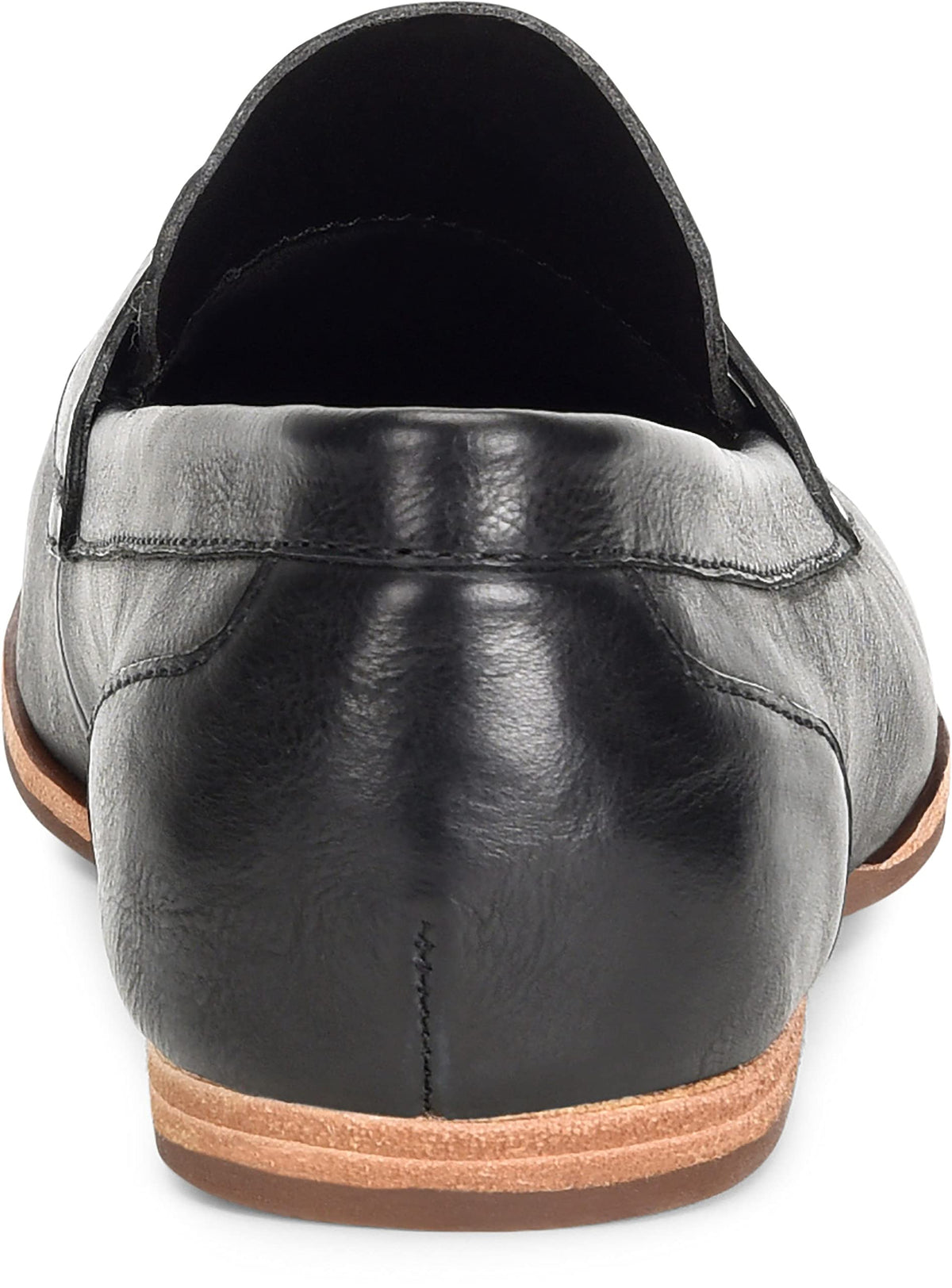 KORK-EASE Pisa Women's Leather Penny Loafer - Classic Icon Redesigned with Modern Square Toe and Premium Comfort 8.5 Black