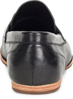 KORK-EASE Pisa Women's Leather Penny Loafer - Classic Icon Redesigned with Modern Square Toe and Premium Comfort 9.5 Black