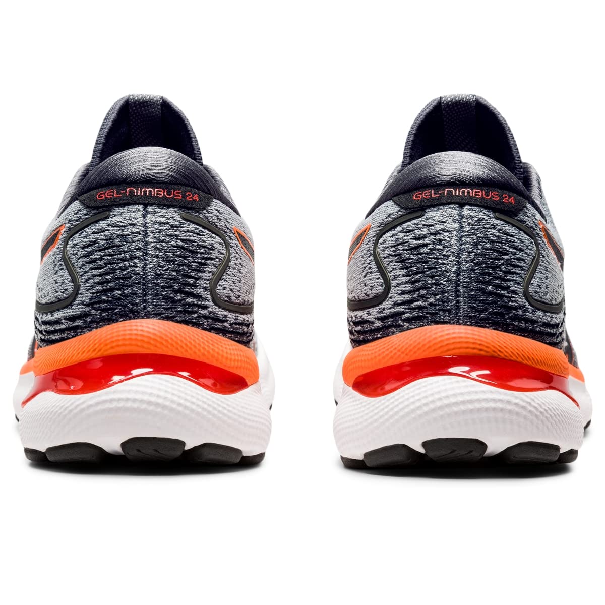 ASICS Gel-Nimbus® 24 Sheet Rock/Shocking Orange 9 EE - Wide