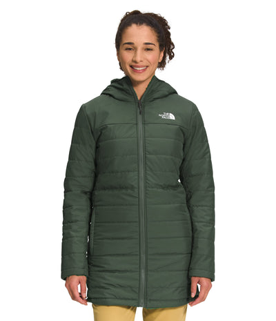 THE NORTH FACE Mossbud Insulated Reversible Parka Womens Jacket Thyme Sz XS