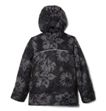 Columbia Youth Girls Whirlibird II Interchange Jacket, Black Whimsy, X-Large