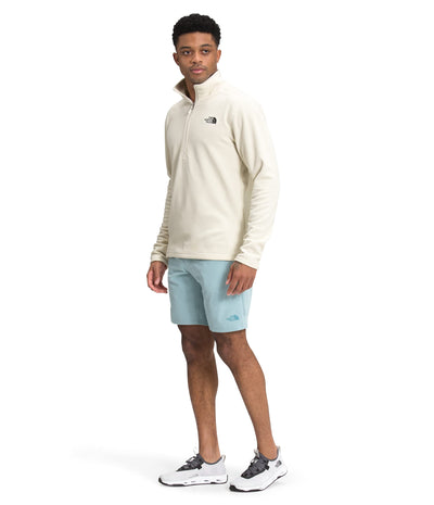 The North Face Men's Textured Cap Rock ¼ Zip Pullover Sweatshirt, Vintage White, Medium