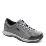Rockport Men's Chranson Walking Shoe Sneaker, Steel Grey Suede, 12 Wide