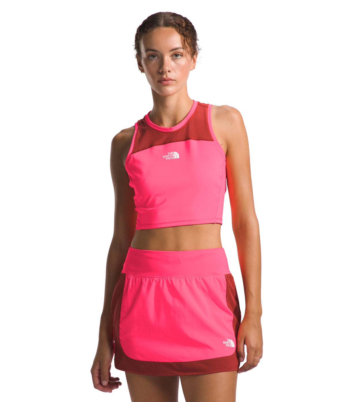 The North Face Womens Movmynt Tiny Tank, S, Radiant Poppy/Iron Red