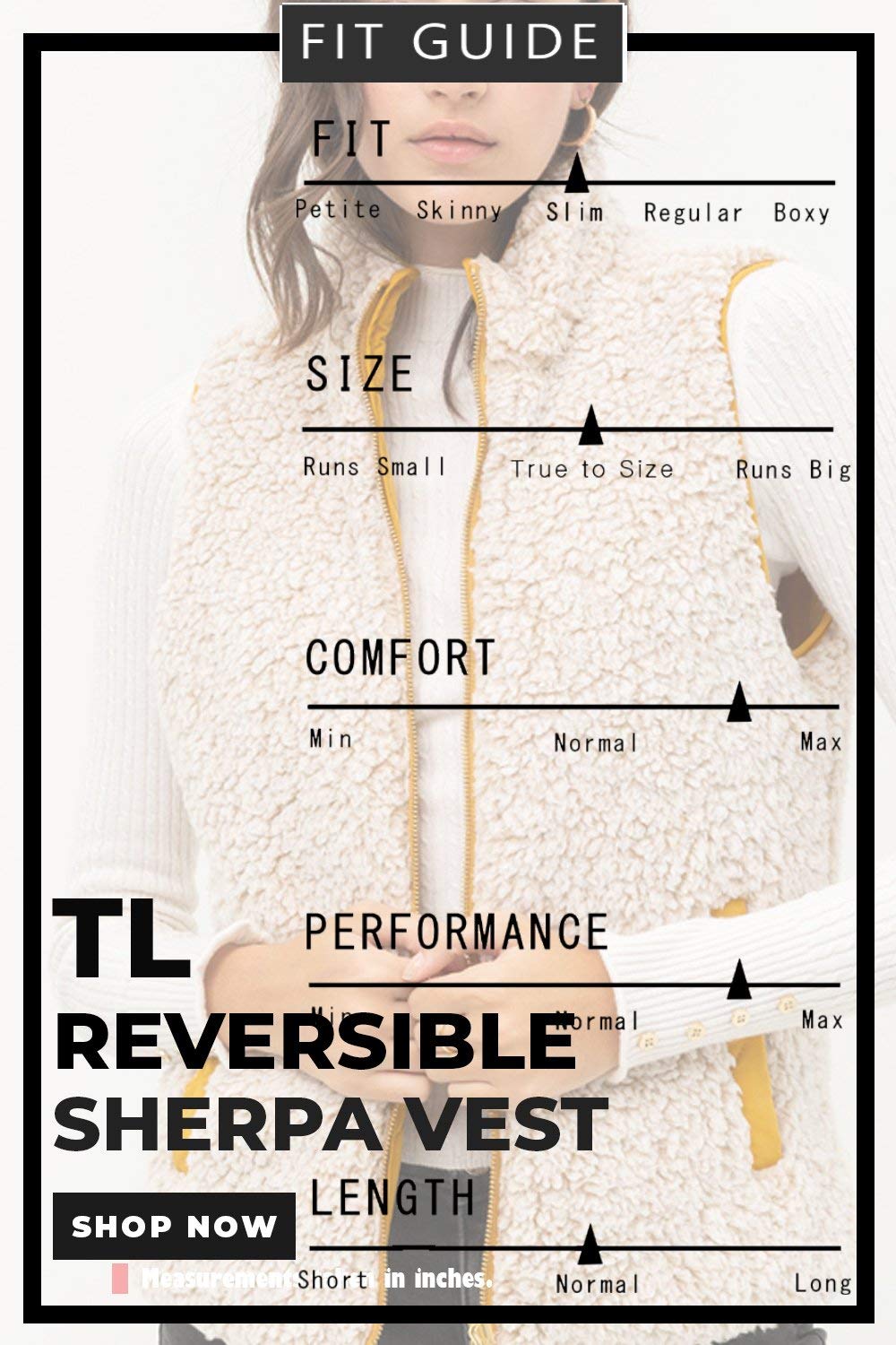 TOP LEGGING TL Women's Casual Sherpa Fur Vest - Winter Warm Fleece Collar Zip Up Jacket 001_Black L