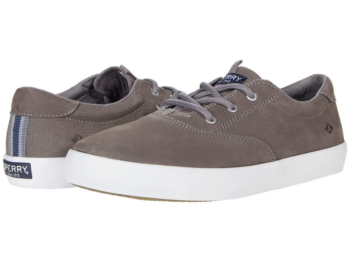 Sperry unisex child Spinnaker Washable Sneaker, Grey, 5 Big Kid US