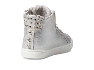 NINA Girl's Ivette (Toddler/Little Kid/Big Kid) Silver Distressed Metallic 4 Big Kid M