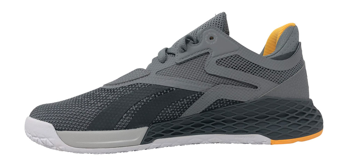 Reebok Men's Nano X Cross Trainer, 9.5 US, Pure Grey 5/Pure Grey 3/Pure Grey 7