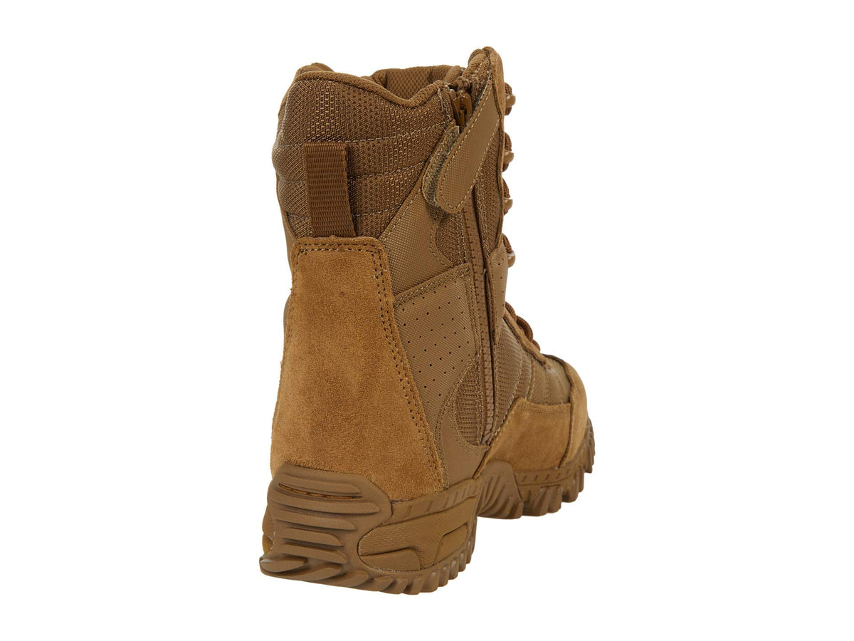 Altama Vengeance SR 8" Side Zip - Unisex Boots - Full Grain Leather - Textile Lining - Gusseted Tongue Coyote US Men's 7.5, Women's 9 Medium