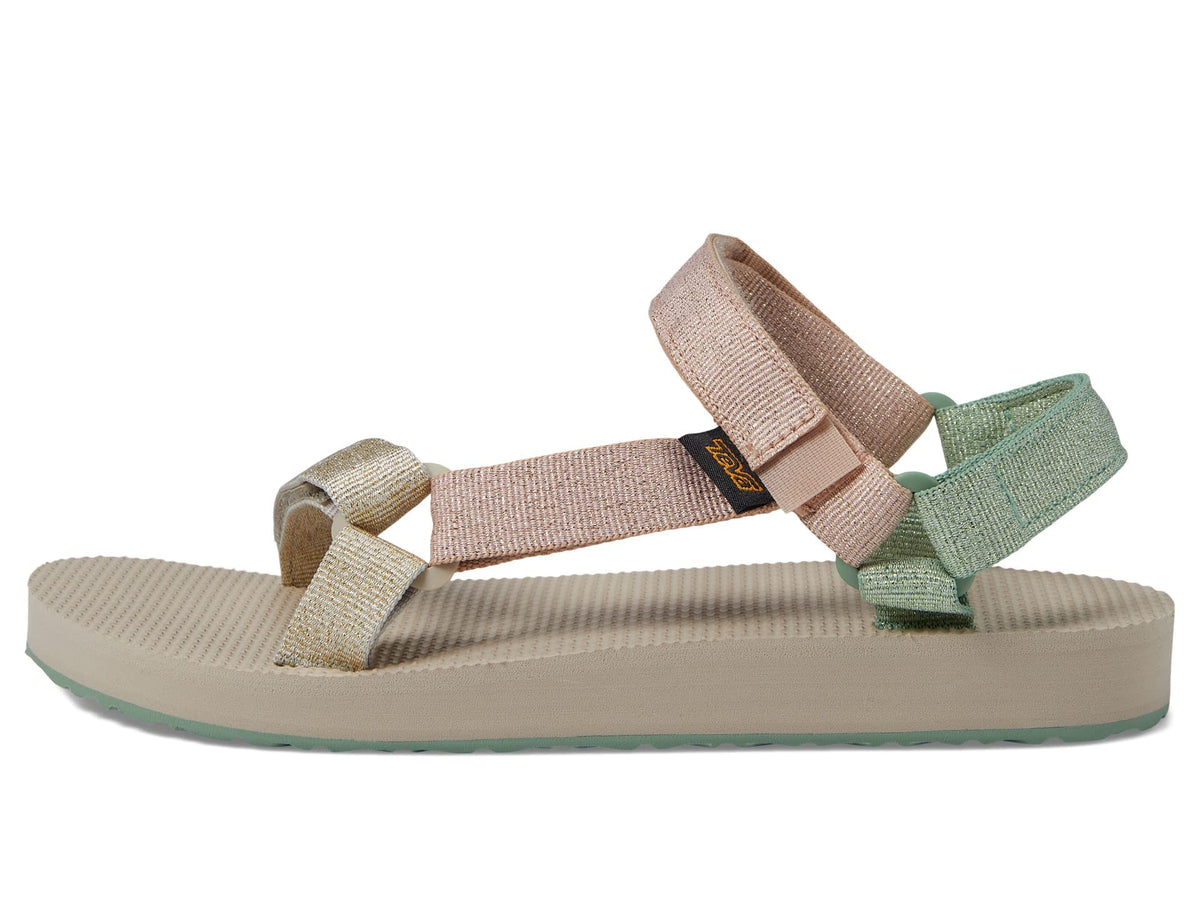 Teva Girl's Original Universal Metallic Sandal 1 Little Kid Metallic Clay Multi