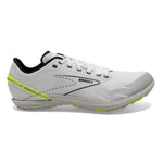 Brooks Draft XC Spikeless Supportive Cross-Country Running Shoe - White/Black/Nightlife - 11.5 Medium