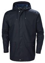 Helly Hansen Men's Moss Rain Coat, Navy, Medium