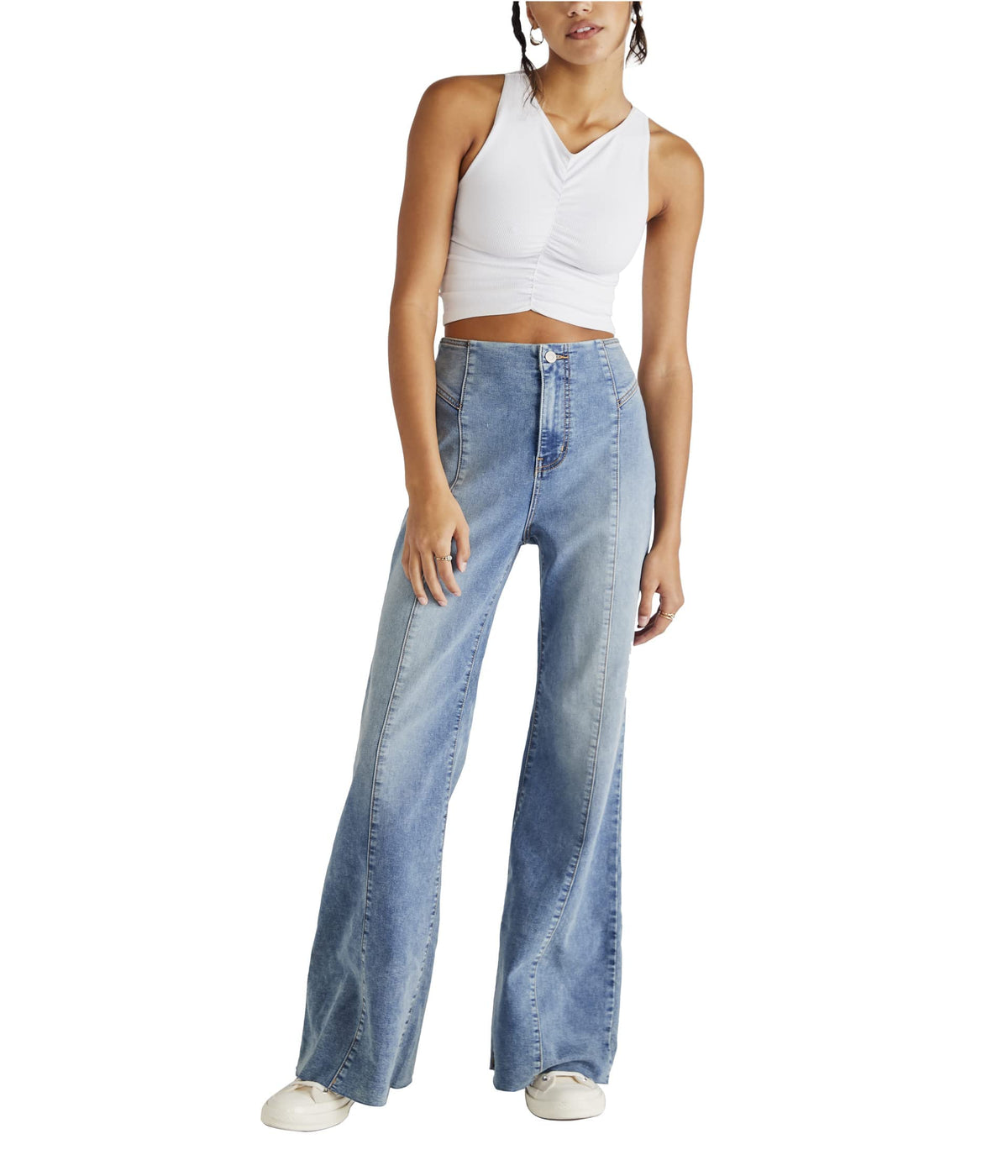 Free People Curvy Wild Honey Denim Open Range 25