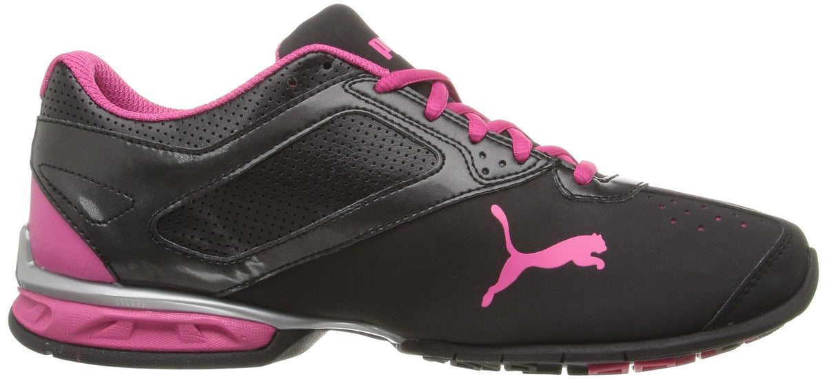 PUMA Womens Tazon 6 Cross Trainer 7.5 Puma Black-puma Silver-beetroot Purple