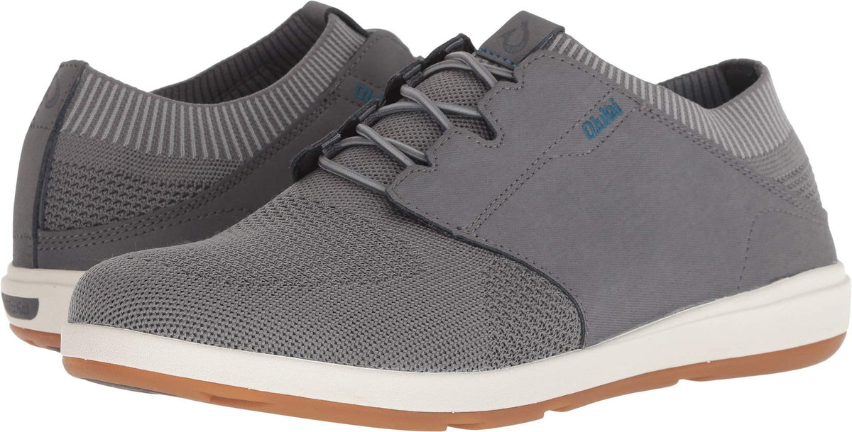 OLUKAI Mens Makia Ulana Kai Poi/Charcoal Sneaker - 10
