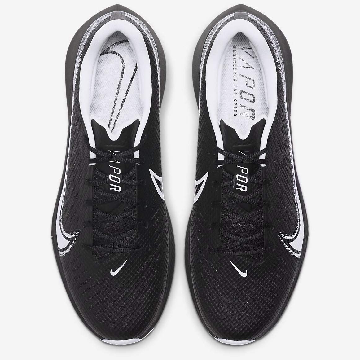 Nike Vapor Edge Turf Men's Football Shoe Mens Cd0086-001 Size 7 Black/White