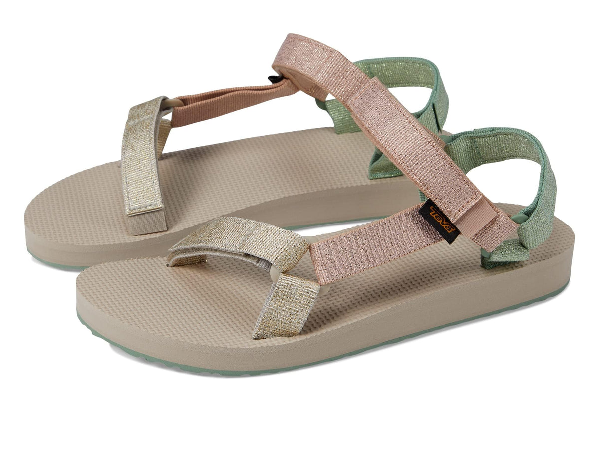 Teva Girl's Original Universal Metallic Sandal 1 Little Kid Metallic Clay Multi