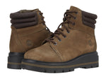 Timberland Cervinia Valley Waterproof Mid Lace Side Zip Olive Nubuck 8 B (M)