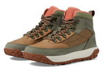 Timberland Women's Greenstride Motion 6 Mid Lace Up Waterproof Hiking Boot, Green, 9 Medium