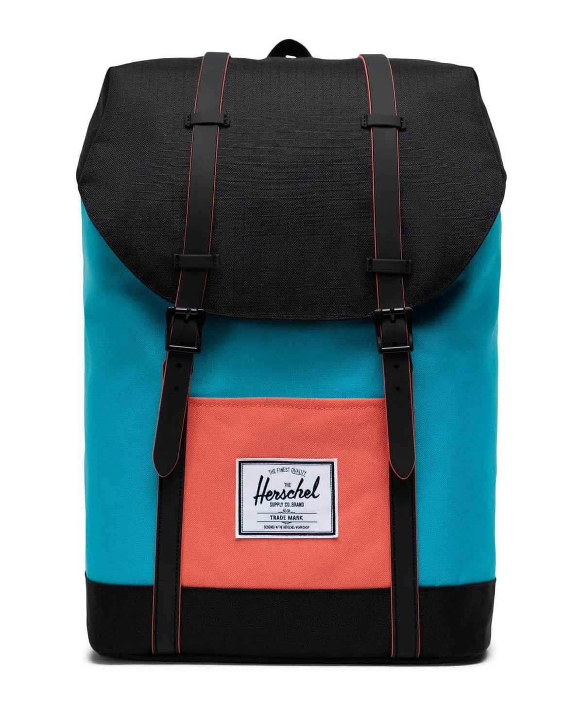 Herschel Supply Co. Retreat Blue Bird/Black/Emberglow One Size
