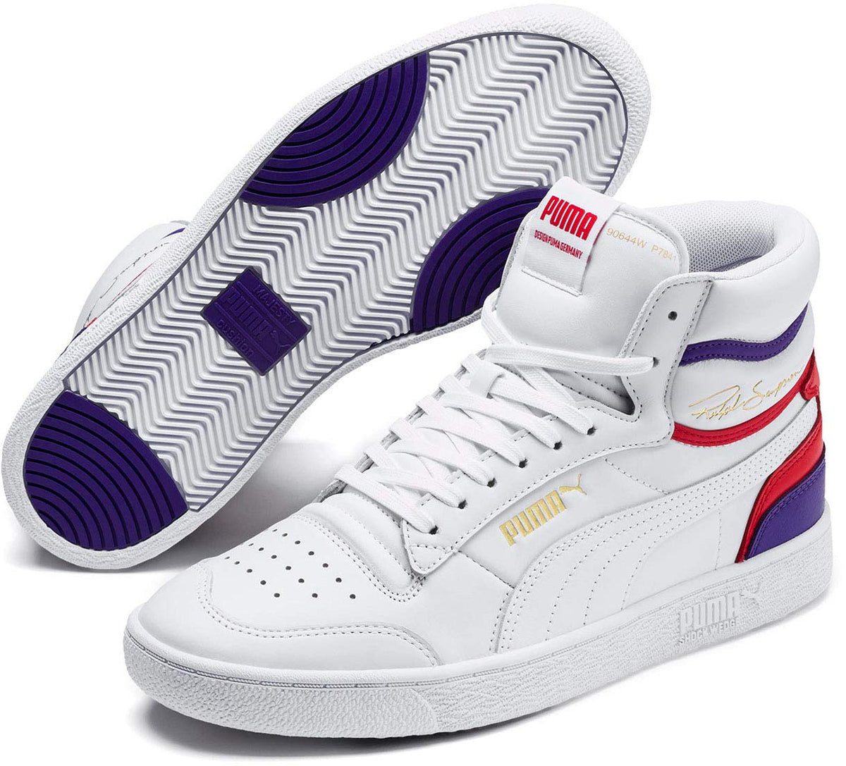 PUMA - Mens Ralph Sampson Mid Shoe, Size 8.5