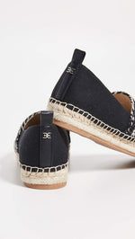 Sam Edelman Women's Khloe 4 Espadrilles, Black Multi, 6.5 Medium US